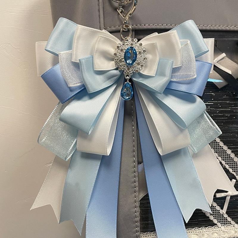 Pin de Broche de Lazo de Cinta de Satén Estético Encanto para Bolsa Ita para K-pop Kawaii Decoración de Clip de Concierto Llavero Lanyard Lindo Organizador Encanto