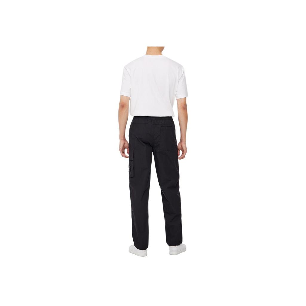 Calvin Klein Straight Simple Solid Color Work Pants Men bottoms Black J325125-BEH