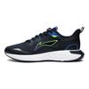 Li Ning Zhu Yun Comfortable Versatile Durable Breathable Low-Top Casual Running Shoes Men sneaker Black Blue ARST011-3