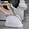 1PC Mesh Laundry Bag with Zipper - Shoe & Clothes Washing Organizer, Delicates Wash Bag, Travel & Storage