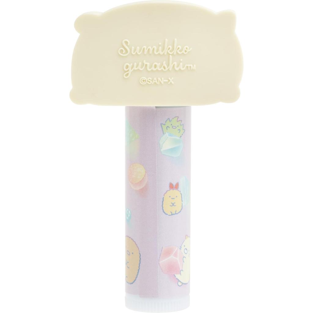 FE41002 Sumikko Gurashi Lip Cream with Mascot Cat (Peach Scent)