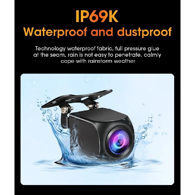 Universal 4 pin Rear View Camera For DVR IP68 Backup Camera Waterproof Night Vision 12V 1080P Reverse Camera 720P 480P 4pin Lens