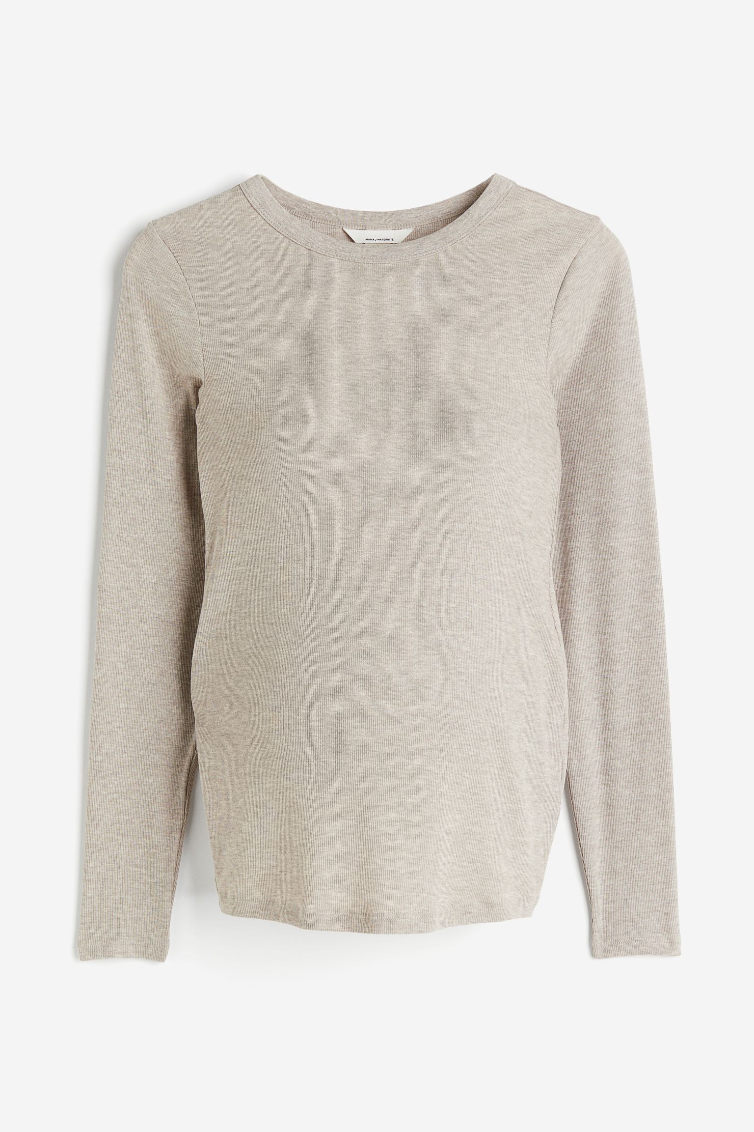 

МАМА Топ из джерси в рубчик