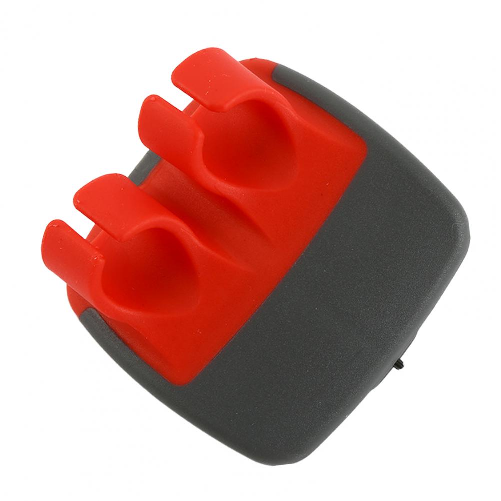 Stainless Steel Finger Grip Peeler, Rubber Handle, Palm Peeler, Ergonomic Design, Space Saving