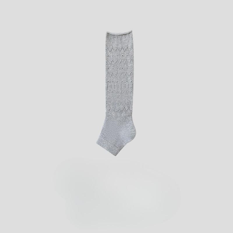 Ballet-style Socks, Women's Half-rest Ankle Socks, Summer Thin Hollowed-out Pile Socks, White Calf Socks, Spring and Autumn Long Socks