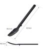 Yamazaki Silicone Spoon Black W2.5×D2.5×H19cm Heat-Resistant Tower Jam Spatula