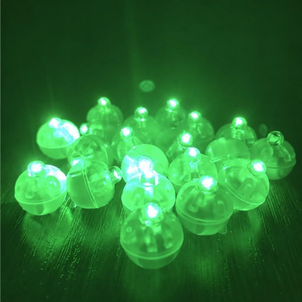 11 Pezzi Luce LED Lampeggiante per Palloncini Mini Lampada per Palloncini Colorata a Batteria Luce Decorativa Rotonda per Natale Decorazione per Matrimonio