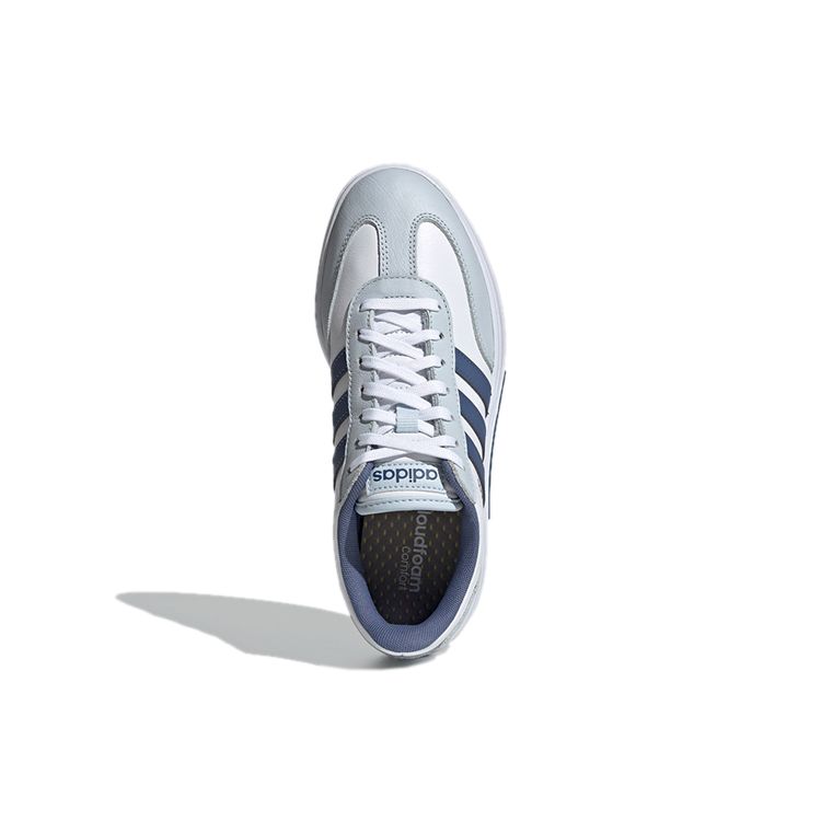 Adidas Neo Gradas Durable Non-Slip Low-Top Skate Shoes Women Sneakers White Blue H01222