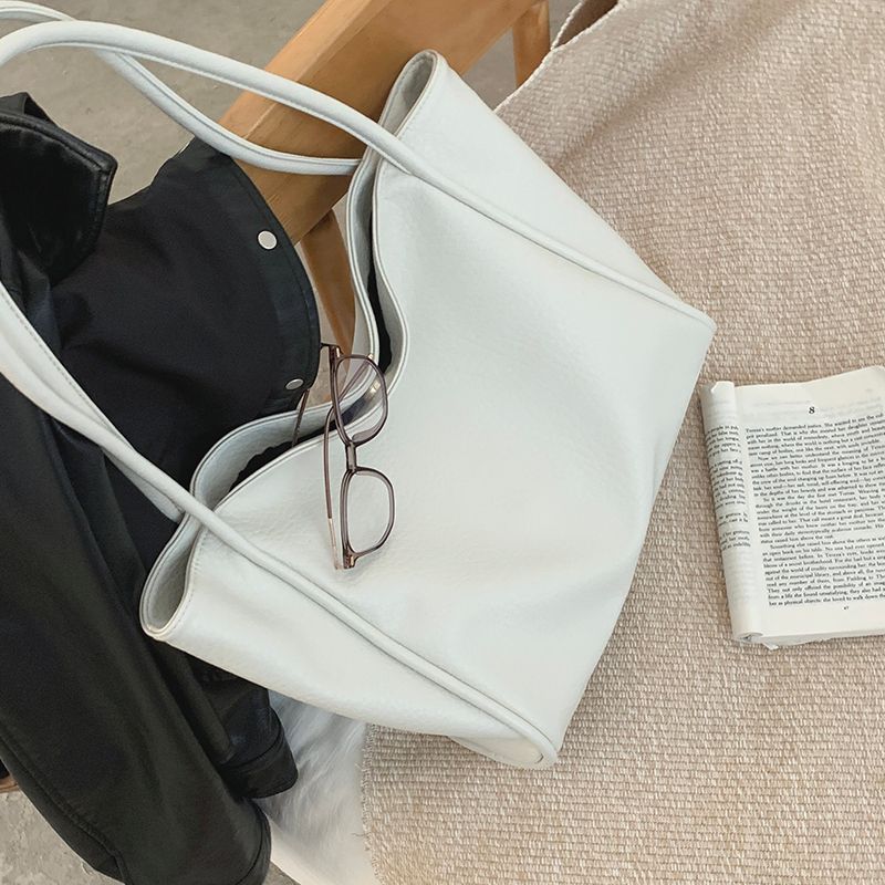 

Women s Bag South Korea Summer Niche Style Easy Matching Tote Bag White