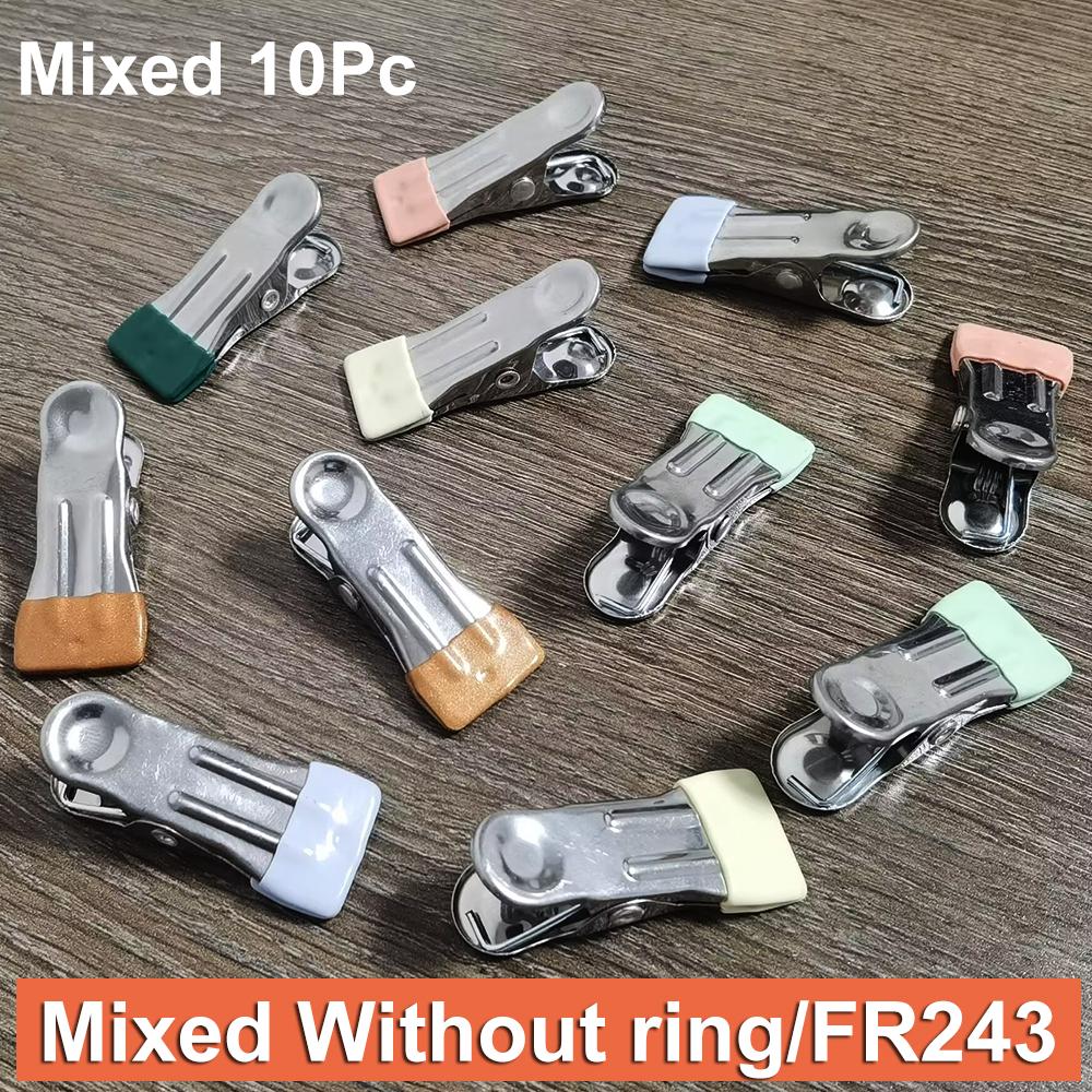 10 Pcs Traceless clip Badge clip Office folder Hanging rack item fixing clip Stationery clip