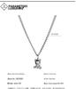Trendy Titanium Steel Kitten Necklace: European & American Hip-Hop Style, Unisex Pendant Chain for Couples