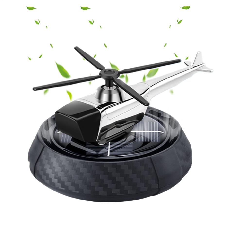 

Solar Air Freshener Car Solar Rotating Airplane Freshener Decor Automotive Scents Diffuser Decoration For Vacation Workplace