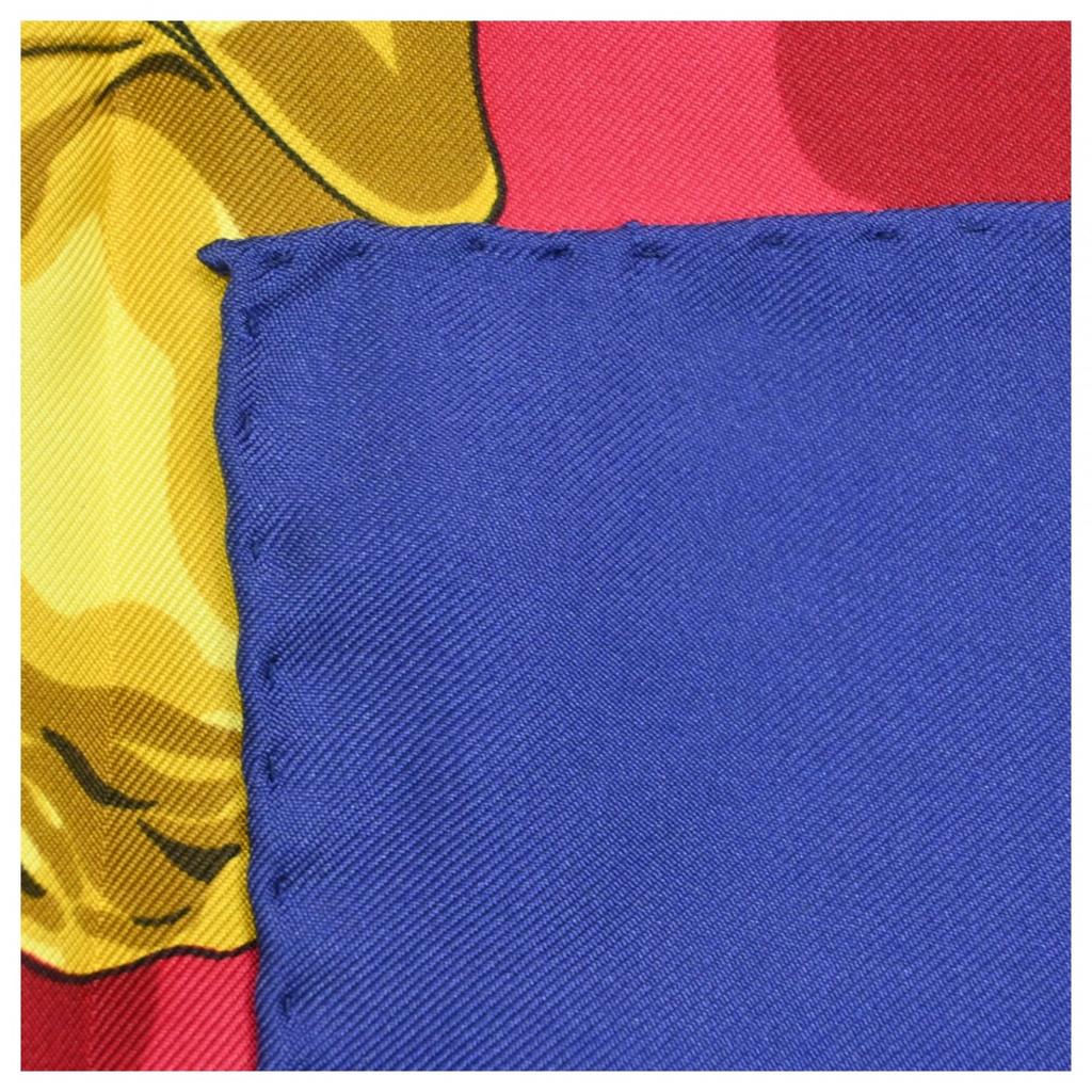 Auth HERMES Carre 90 Scarf Memoire d'Hermes Silk he8813jh Used