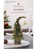 Small Crooked Neck Christmas Tree Ornament for Desktop Decoration