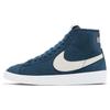 Blazer Mid Vintage Suede Blue White Women's AV9376-403
