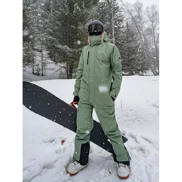 Airpose One-piece Ski Suit Waterproof  Breathable Snowboard Winter Workwear Pants Ski Jacket Women Men Snow Clothes skiing suit