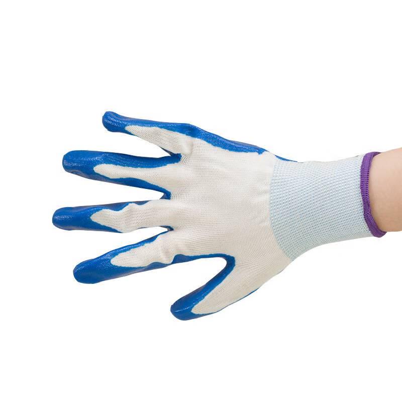 Zhen Shi Jia Nylon Nitrile Work Gloves (12 Pairs)