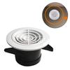 Round A-ir Vent 3 Inches Adjustable Pattern Screen Grille Cover Louver Abs Hood Round Exhaust Vents Heating Cooling A-ir