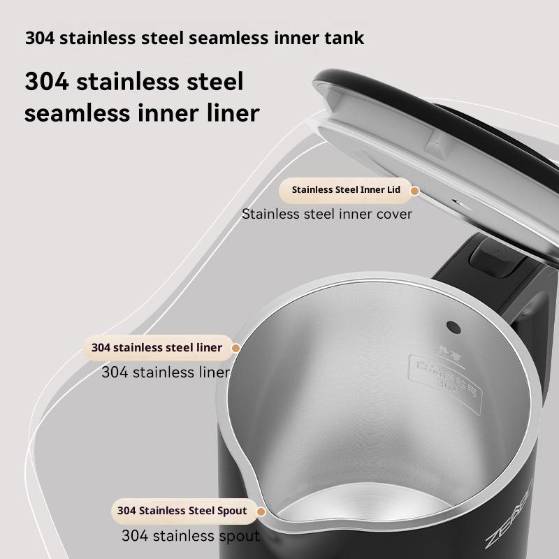 Travel Portable Electric Kettle 0.6L Small 304 Stainless Steel Kettle