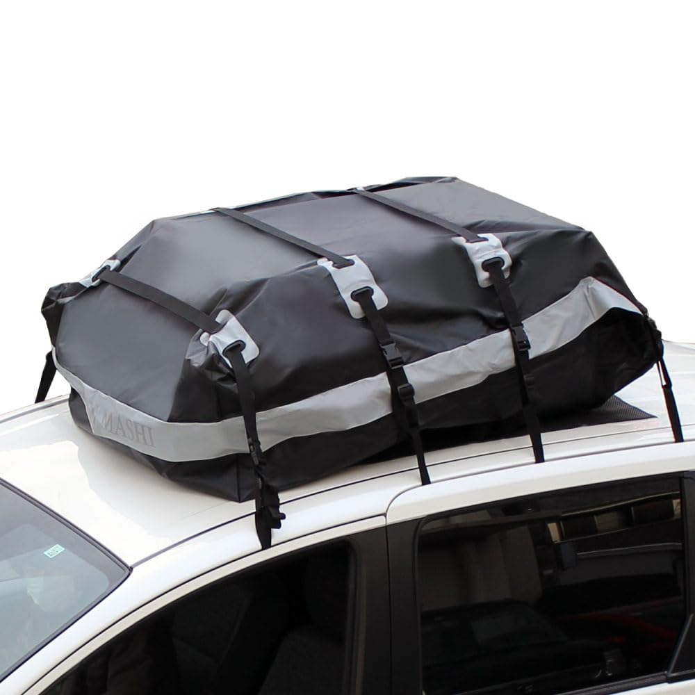 Mechanic CRAFT WORKS Capacity Roof Box for Direct Compatible with Sliding Rain Leak No Rails Light Easy Universal Roof Black [Automotive Supervised]