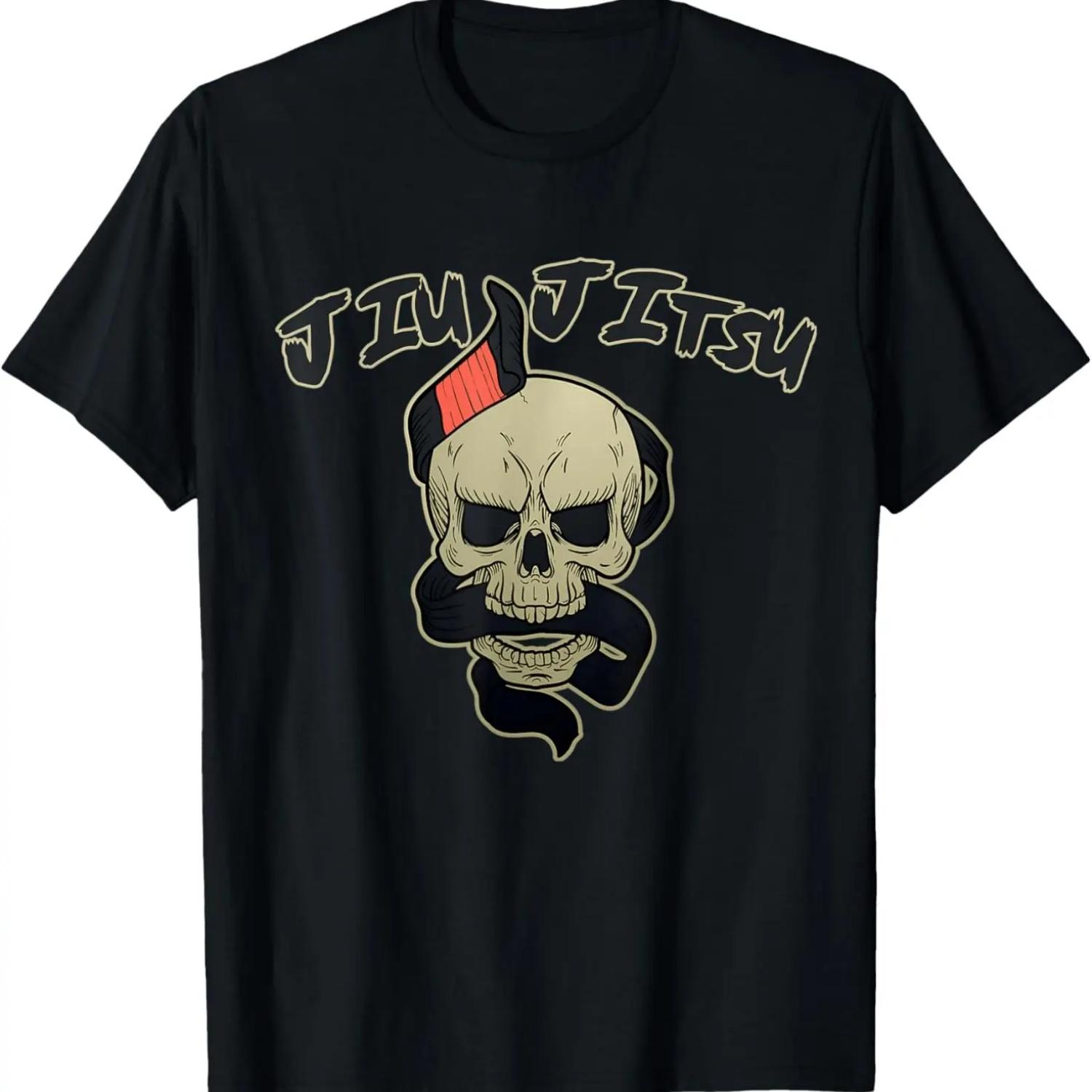 

Bad Skull Brazilian Jiu-Jitsu - BJJ and MMA Gift T-Shirt XXXXXL
