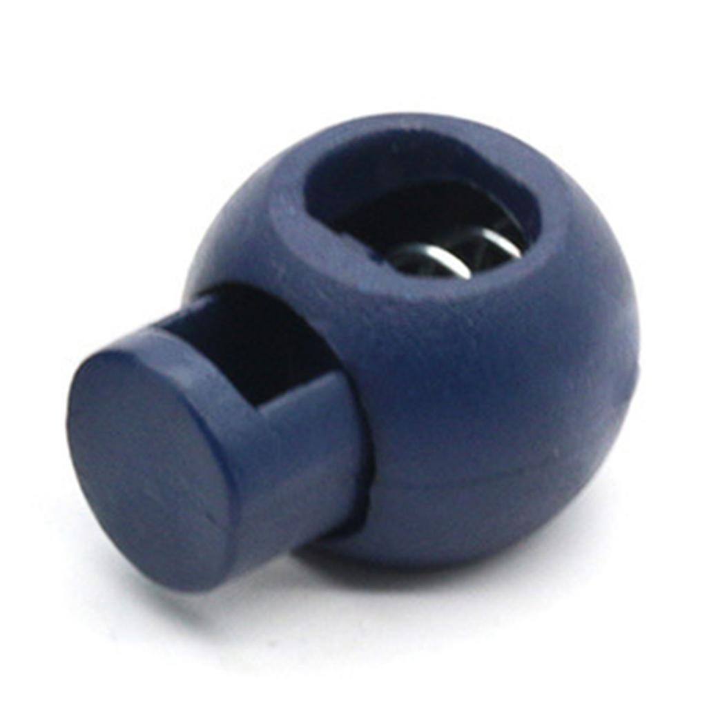 Spring Cord Lock Single Hole End Round Fastener Buttons Slider Toggle Stopper for Backpack Shoelace Sportswear