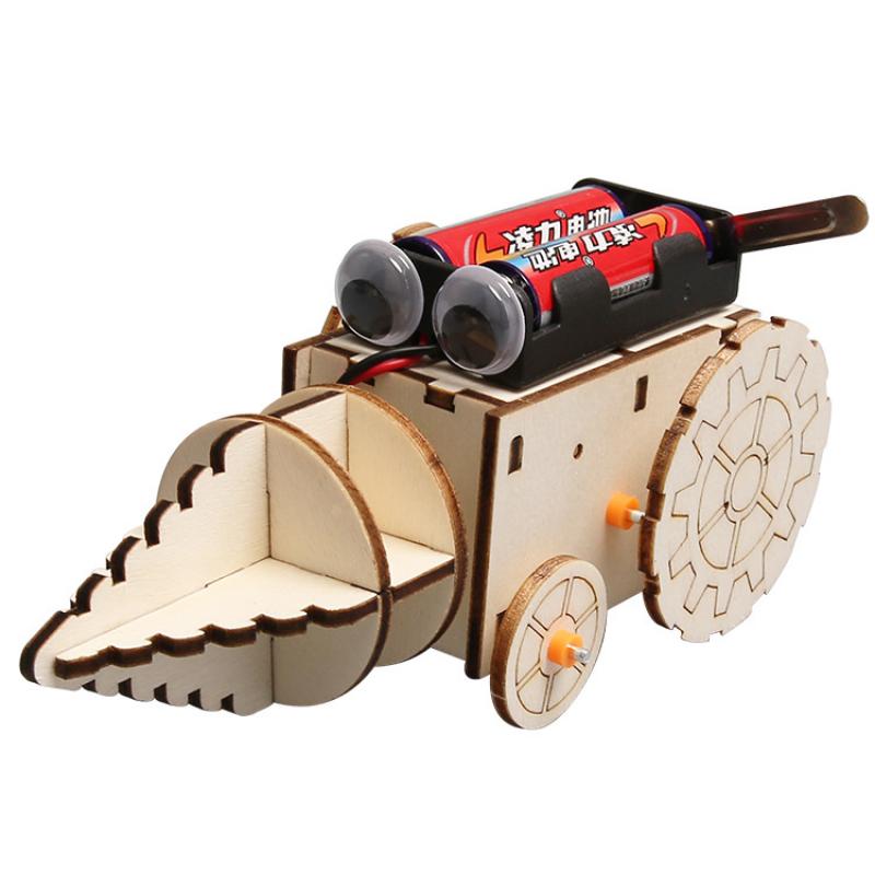 Drilling Robot Car Children's DIY Hand Assembled Toys Science And Technology Small Production Scientific Experiment Suit Material Package