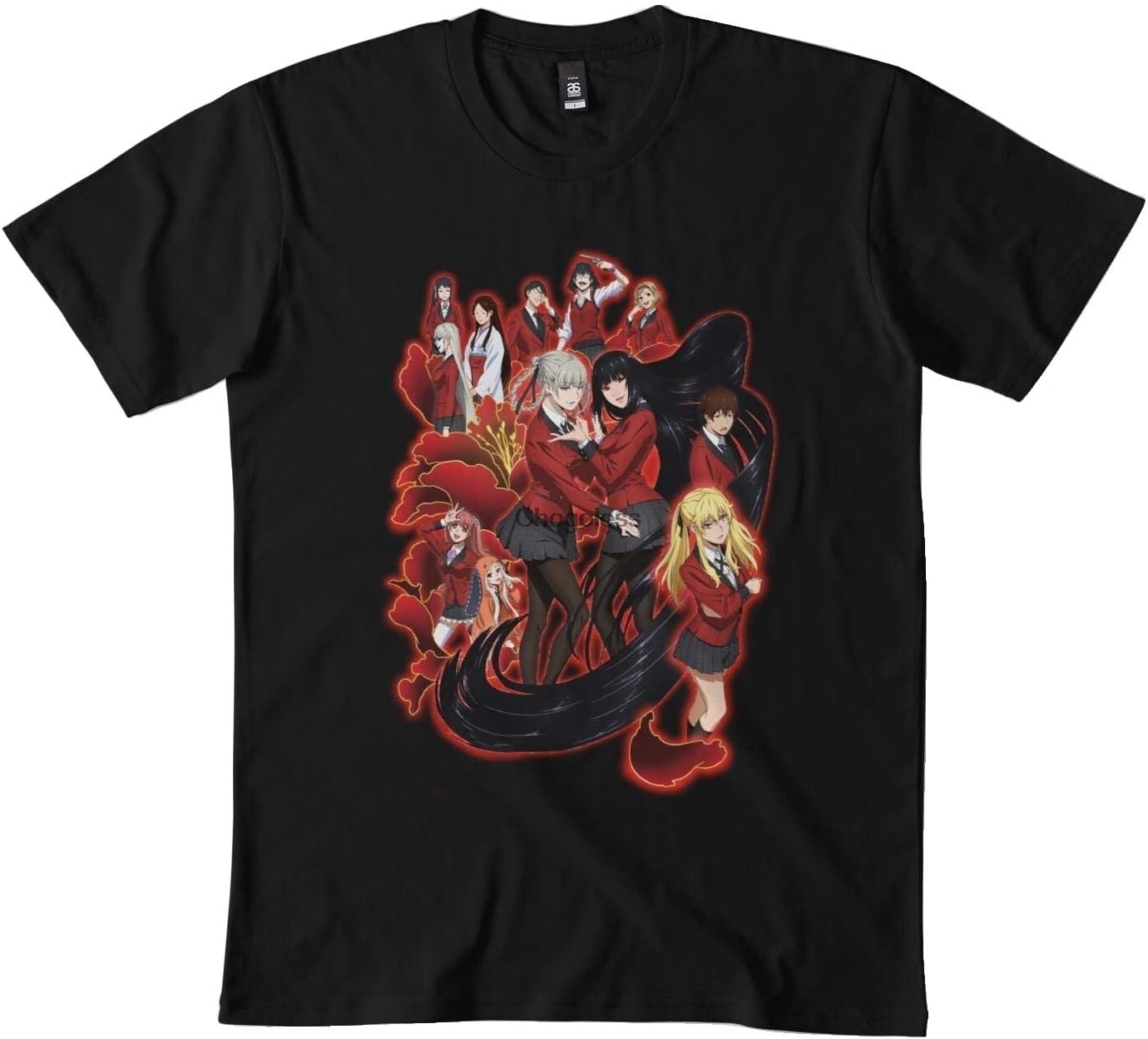 Kakegurui t-Shirt 7DMN Black XXL чёрный