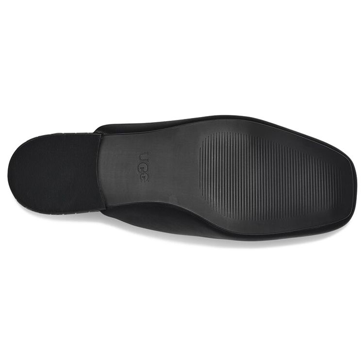 UGG Fashionable Round Toe Block Heel Sandals Women Sandals Black 1125052-BLLE