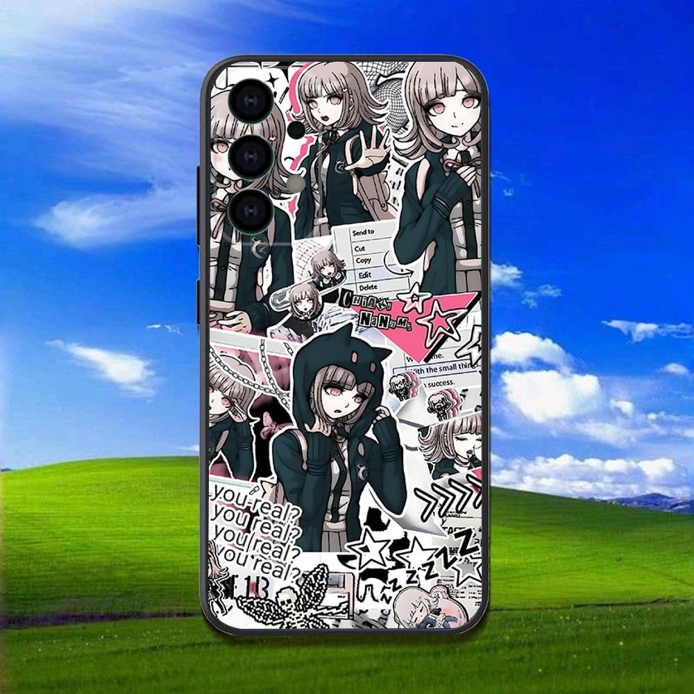 Chiaki Nanami D-Danganronpa Handyhülle Für Samsung Galaxy A13,A21s,A22,A31,A32,A52,A53,A71,A80,Weiche Schwarze Hülle
