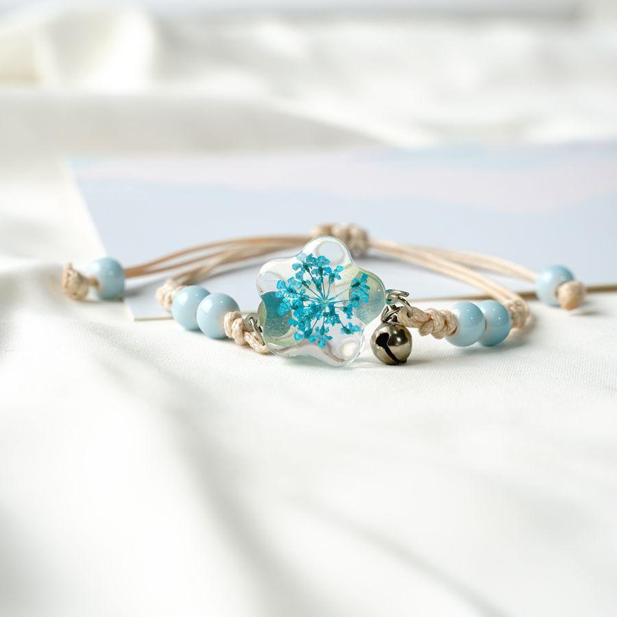 Dried Flower Star Crystal Bracelet Couple Gifts For Girlfriends Fashion Jewelry #82637