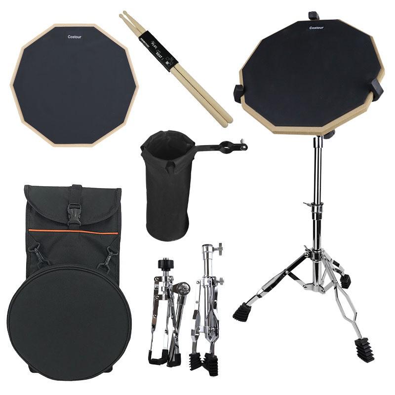 Beginner 12-inch Practice Drum Pad Set