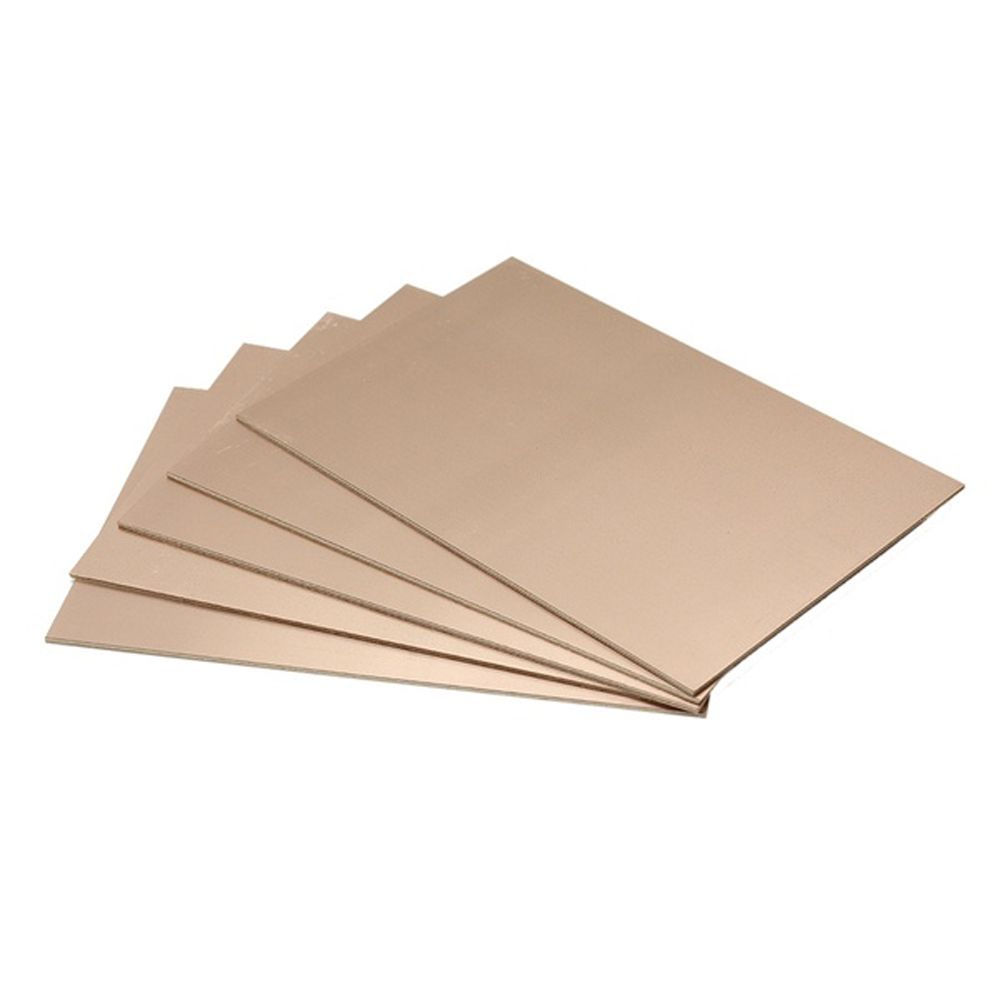 20*30cm 1,6mm μονής όψης χαλκός FR4 επιστρωμένος με χαλκό πλάκα PCB Laminate Circuit Circuit Fiber Glass