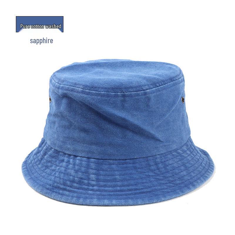 Vintage Hip-Hop Bavlněný Kbelíkový Klobouk