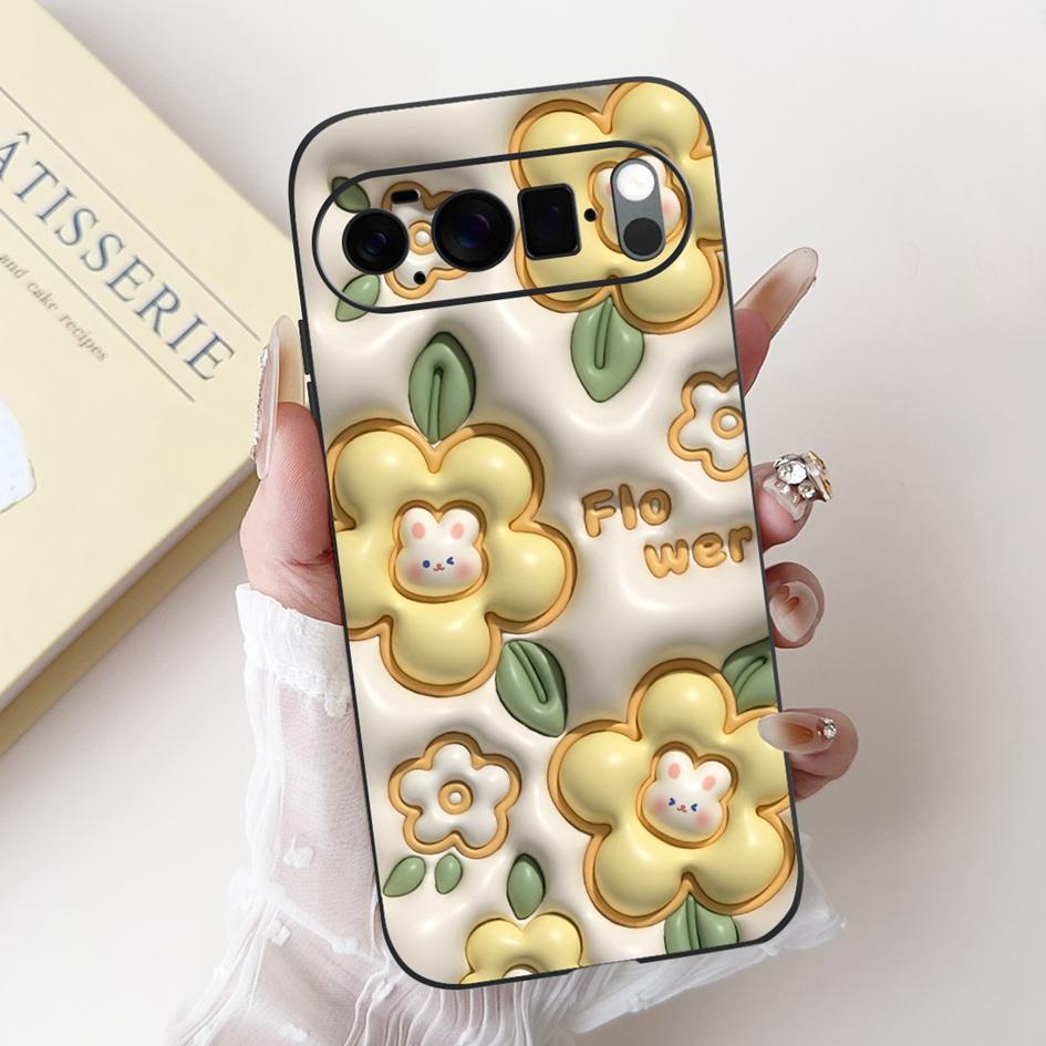 For Google Pixel 10 Case Pixel 10 Pro Cover Cute Rabbit Panda Cat Soft Silicone Matte Phone Cases For Google Pixel10 Pro XL Etui