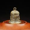 Exquisite Biker Good Luck Charm Carved Dragon Totem Evil Spirit Trap Bell Bronze Bell  Men's Gift