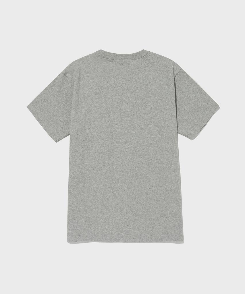 CHAMPION Basic Pocket Short Sleeve T-Shirt Normal Grey