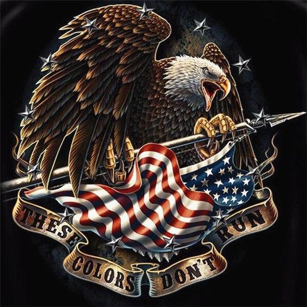 Full Square 5D Diamond Painting Eagle DIY Diamond Embroidery Animal Rhinestone Picture Cross Stitch Decoration