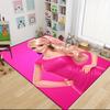 Pink Barbie Fashion Carpet Rug Soft Washable Antislip Home Living Room Sofa Mats Personalized Christmas Rug