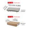 2108102510 Car Interior Accessories Sun Shade Visor Makeup Cosmetic Mirror Cover For Mercedes-Benz C E Class W210 W202 1993-2002
