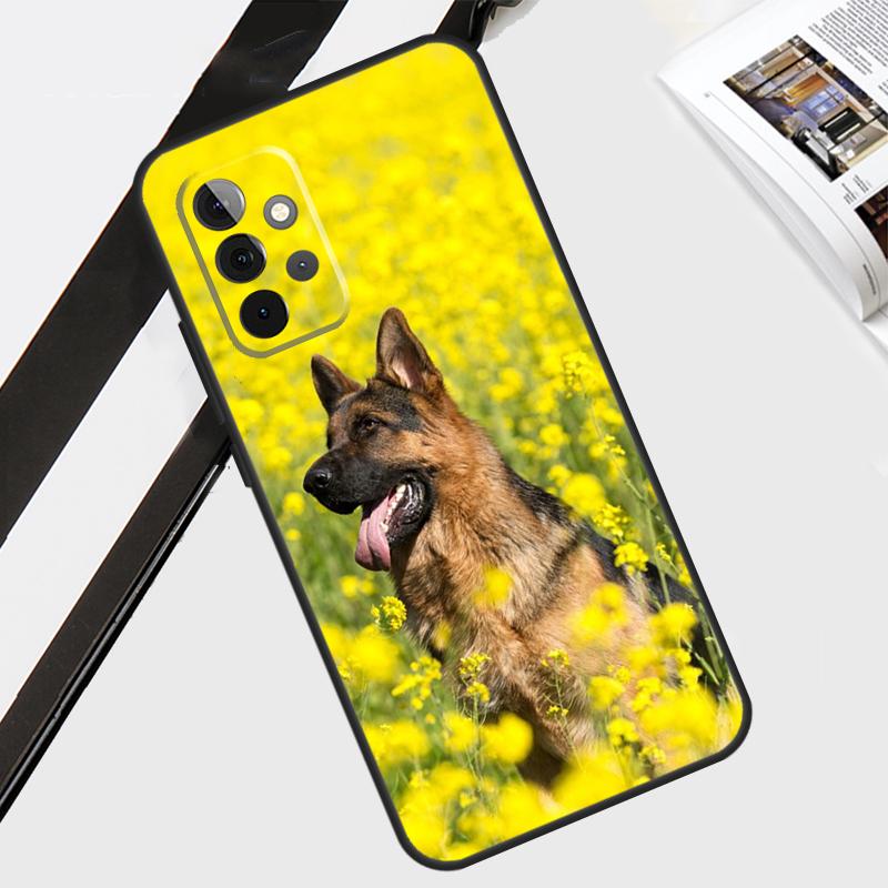 

German Shepherd Dog Case For Samsung Galaxy A55 A35 A15 A56 A36 A26 A16 A06 A54 A34 A14 A12 A22 A32 A52 A13 A53 Samsung A34 5G