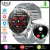 Outdoor Smart Watch Men 1000mAh Battery LED Flashlight SmartWatch Bluetooth Call Heart Rate Waterproof Sports Smartwatch