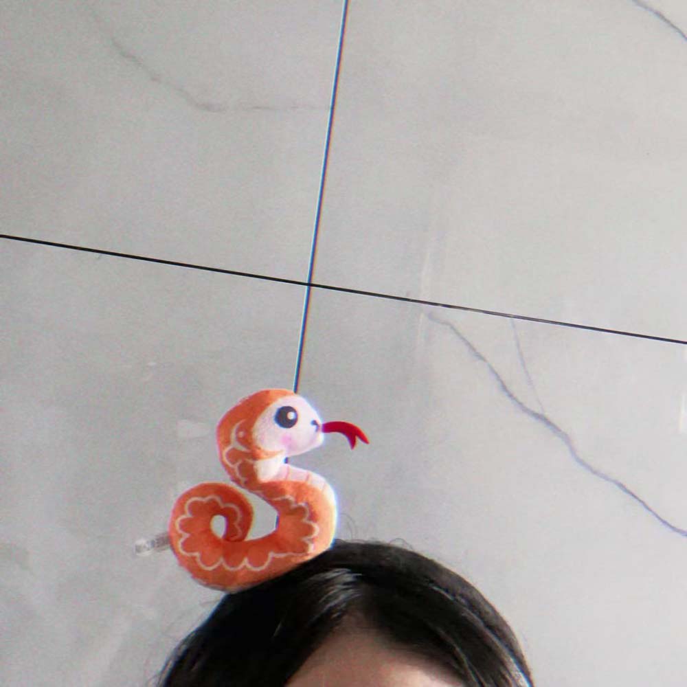 Korean Style Plush Snake Headband Headwear New Year Hair Hoop Creative Plush Snake Hairband  Party