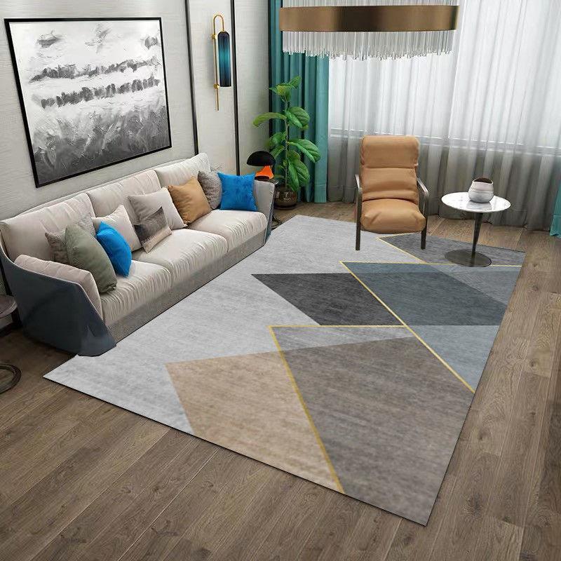 Nordic Geometric Abstract Carpet Living Room Large Area Rugs Non-slip Entrance Floor Mat Modern Home Decoration Bedroom Carpets