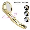 High Pressure Shower Head 3 Spray Setting with ON/OFF Pause Switch 360 Degrees Rotating Handheld Shower Head Bathroom Accessoies