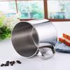 2018 Hot New Newest Sale Useful Coffee Tea Cup Handle Lightweight Cup Drinking Silver Portable Stainless Steel