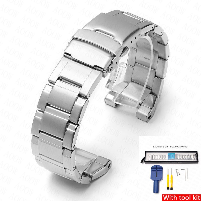 

Ремешок из нержавеющей стали для Casio G-Shock GST-W300/400G/B100/S310/S120/S110/W110 Мужской Металлический Серебристый Черный Ремешок Браслет Цепочка для Часов серебряный