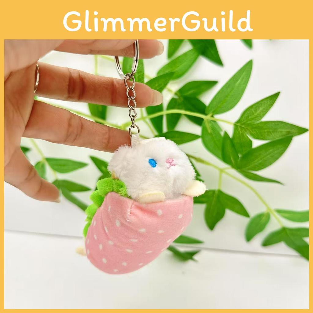 Egg Dog Poached Animal Themed Plush Keychain For Kids Gifts And Accessories