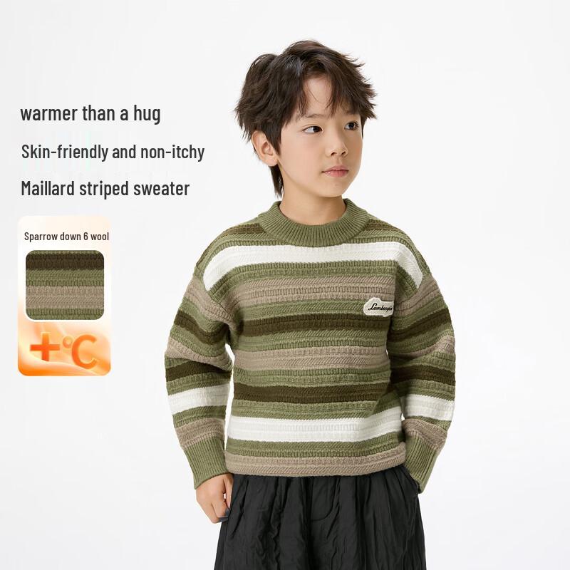 Boys  Striped Pullover Sweater 130