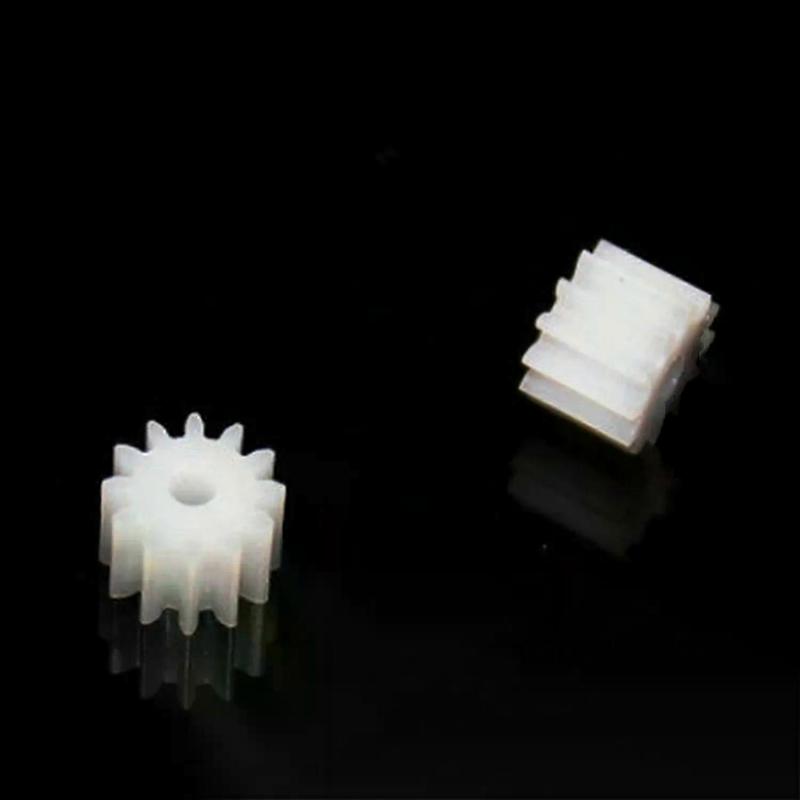 122A Modulus 0.5 12 Teeth 2mm Shaft Tight Pom Plastic Pinion Gear Toy Model Gear Parts Toy Accessories Z7 2025